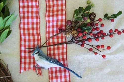 Венок из виноградной лозы к Новому году своими руками. Новогодние венки из лозы 04