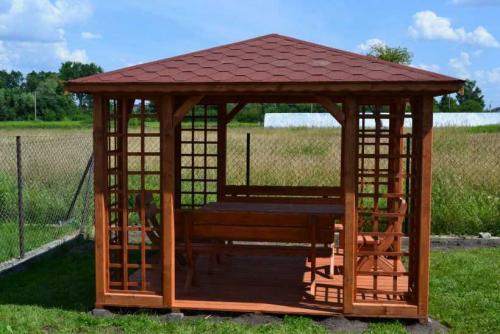Варианты беседок. Беседки для дачи — разновидности конструкций, форм и размеров, материалы изготовления, идеи стильного дизайна (фото + видео)
