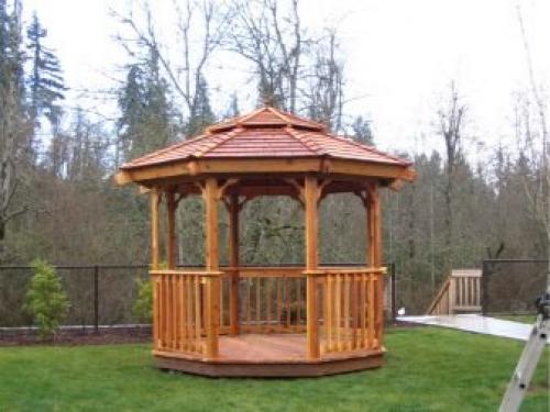 Дачная беседка из дерева. Особенности и преимущества 02