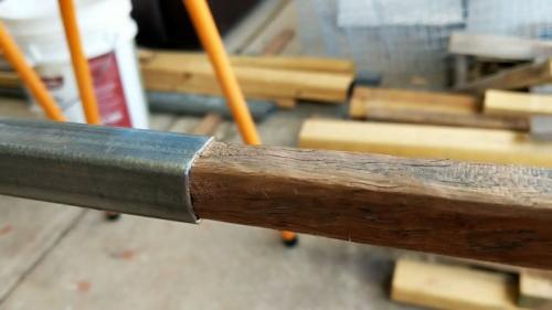 Беседка из профильной трубы без сварки. Сборка труб на деревянные вставки