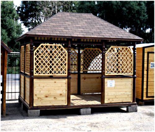 Чертеж беседки 3х5. Варианты беседок