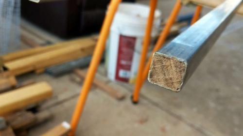 Беседка из профильной трубы без сварки. Сборка труб на деревянные вставки