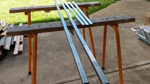 Беседка из профильной трубы без сварки. Сборка труб на деревянные вставки