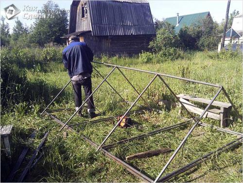 Чертеж беседки из профильной трубы представлен в статье. Чертеж беседки из профильной трубы: как его сделать грамотно 06 Чертеж беседки из профильной трубы представлен в статье. Чертеж беседки из профильной трубы: как его сделать грамотно 06