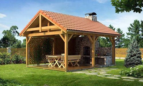 Чертеж беседки 3х5. Варианты беседок