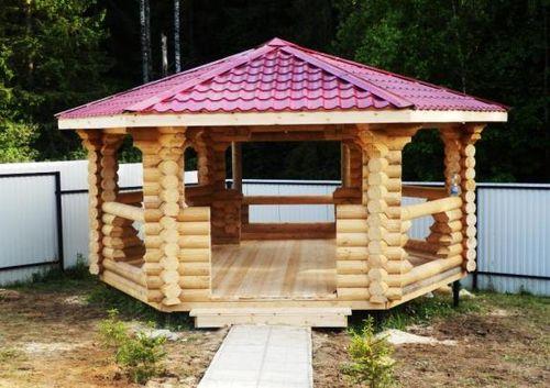 Чертеж беседки 3х5. Варианты беседок