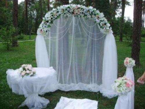 Свадебная арка своими руками. Виды свадебных арок