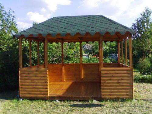 Чертеж беседки 3х5. Варианты беседок