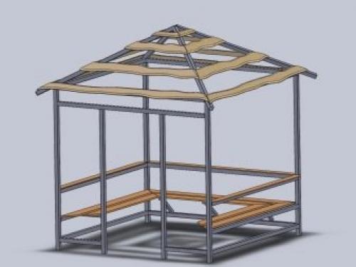 Дачная беседка из металла своими руками. Красивая беседка из металла своими руками: пошаговая инструкция 05 Дачная беседка из металла своими руками. Красивая беседка из металла своими руками: пошаговая инструкция 05