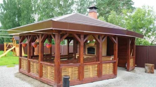 Идеи для беседки. Беседки для дачи — разновидности конструкций, форм и размеров, материалы изготовления, идеи стильного дизайна (фото + видео)