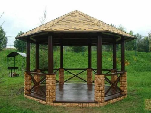 Идеи для беседки. Беседки для дачи — разновидности конструкций, форм и размеров, материалы изготовления, идеи стильного дизайна (фото + видео)