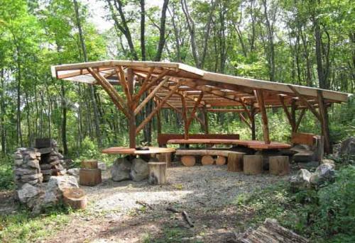 Беседка своими руками из подручных материалов