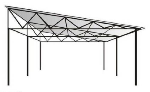 Навес из профильной трубы своими руками. Конструкция и составление сметы 14 Навес из профильной трубы своими руками. Конструкция и составление сметы 14