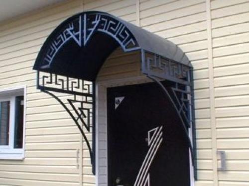 Как сделать навес из профильной трубы своими руками. Обшивка крыши 15 Как сделать навес из профильной трубы своими руками. Обшивка крыши 15