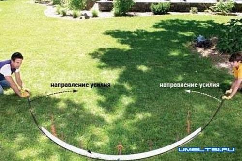 Арка для плетистой розы своими руками