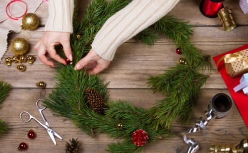 Венок из лозы своими руками. Как сплести венок из веток своими руками, сделать осенний, новогодний, рождественский