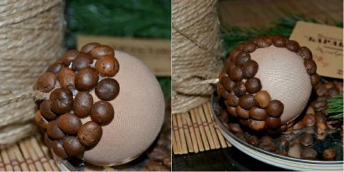 Шары из виноградной лозы своими руками. Инструменты и материалы для создания новогодних шаров из кофейных зерен: