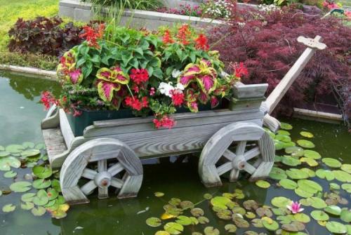 Украшение сада своими руками из подручных материалов. 90 идей украшений для сада своими руками (фото)