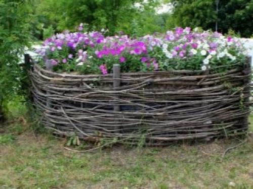 Как сделать плетень своими руками из веток лозы и ивы. Фото-идеи 10