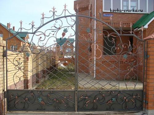 Как сделать виноградную гроздь из металла. Фото (ковка) — виноградная лоза