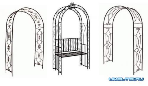 Арка из арматуры своими руками. Арка для плетистой розы своими руками