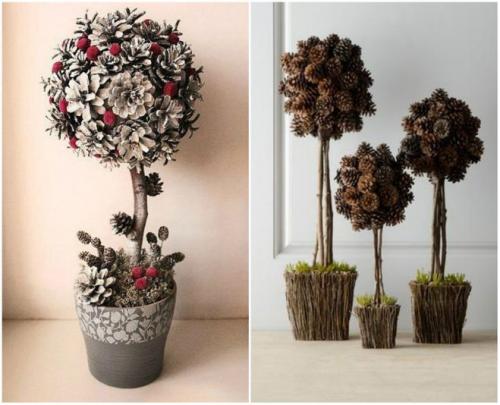 Букет из еловых веток в вазе. ТОП 10 поделки Зимний букет из природного материала фото, как и что делать?