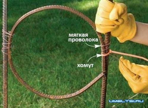 Арка из арматуры. Арка для плетистой розы своими руками