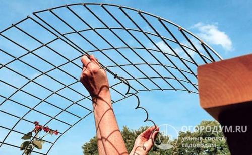 Арка из металлопластиковой трубы своими руками. Деревянные арки и перголы