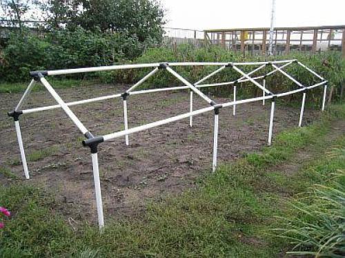 Теплица из полипропиленовых труб чертеж. Типы конструкций