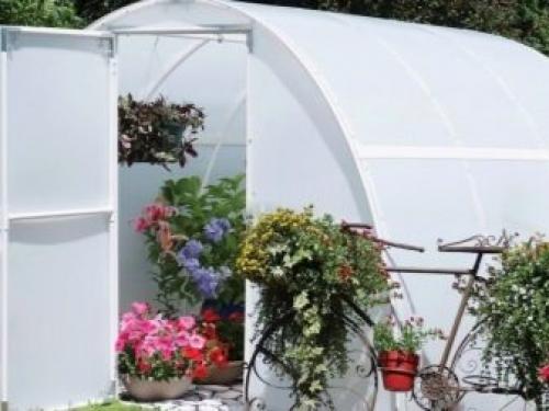 Теплица из полипропиленовых труб своими руками. Пошаговое руководство, как сделать парник из полипропиленовых труб своими руками: виды конструкций, чертежи и расчеты, фото 14