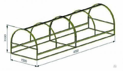 Теплица из металлических труб своими руками. Парник из профильной трубы своими руками – чертежи, фото и видео инструкции