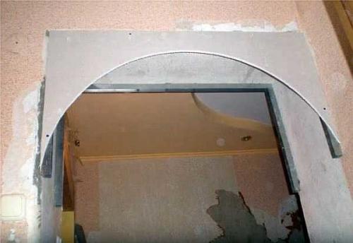 Монтаж деревянного каркаса для арки из гипсокартона. Пошаговая инструкция с фото: самый быстрый способ