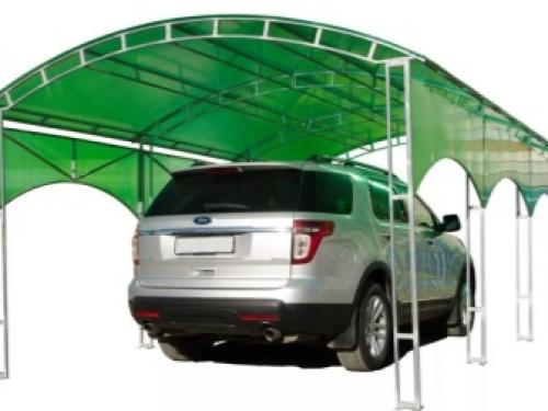 Навесы для автомобиля из металлопрофиля. Все о навесах из металлопрофиля для автомобилей 03
