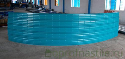 Чем покрыть арочную крышу. Что такое арочный профнастил?