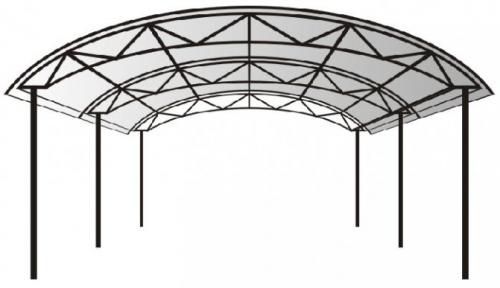 Монтаж навеса из металлопрофиля своими руками. Типы навесных строений