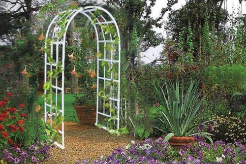 Арка из металлопластиковой трубы. Как сделать арку из пластиковых труб в саду