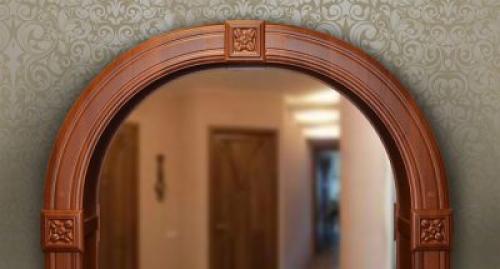 Как сделать дверную арку пластиковыми панелями. Пластиковые арки в интерьере