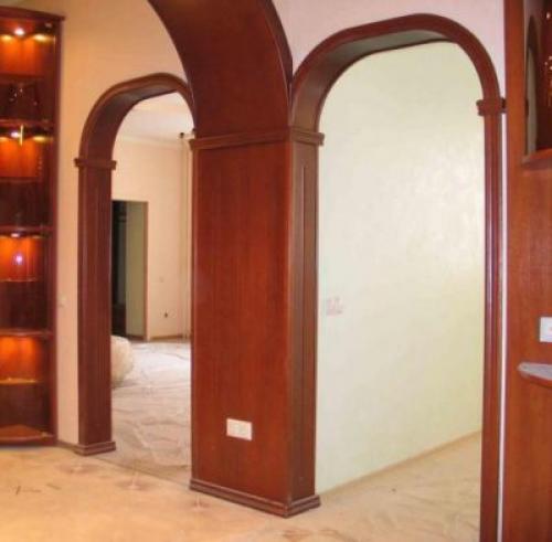 Как сделать дверную арку пластиковыми панелями. Пластиковые арки в интерьере