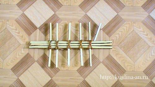 Плетение корзины из ивового прута. Технология плетения 03