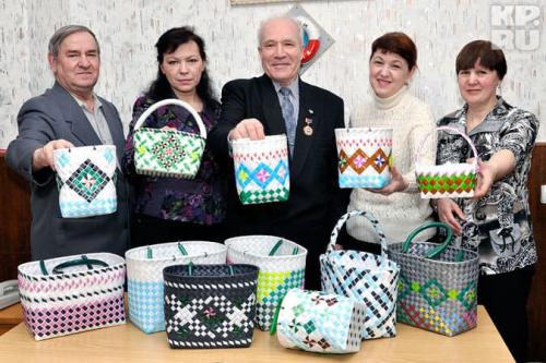 Плетение корзин из пластикового шнура. От предков до нас