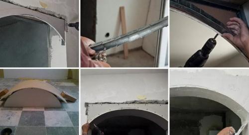 Арка из гипсокартона на кухню. Как оформить своими руками