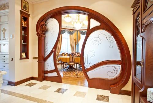 Из чего сделать дверной портал. Идеи для формы дверного проёма без полотна