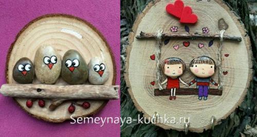 Что можно сделать из дерева своими руками легко. из спилов бревна.