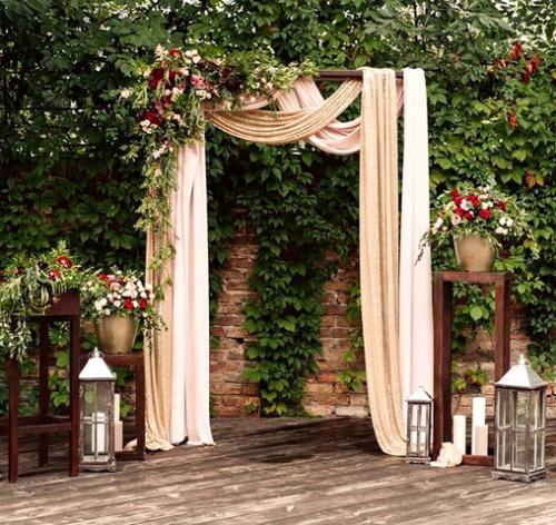 Свадебная арка своими руками: идеи и пошаговые инструкции изготовления