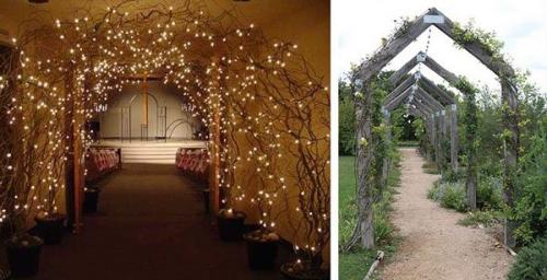 Стильная свадебная арка своими руками. Виды свадебных арок по форме: