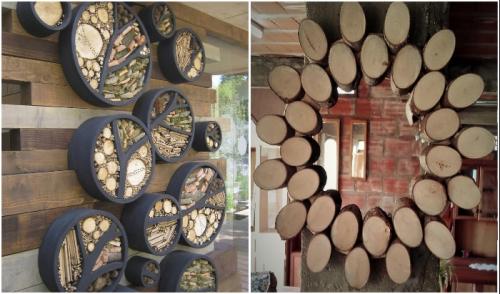 Домашний декор из спилов дерева.  Вдохновляющие идеи использования спилов из дерева в интерьере квартиры, дачи или загородного дома