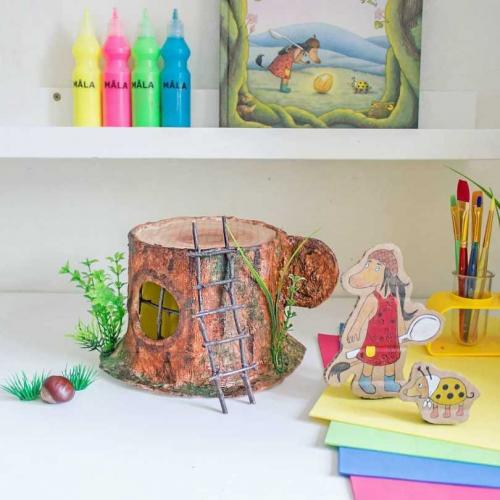 Поделки из пенька своими руками. Красивый пенек: как сделать поделку из пенечков, пластилина, картона. Красивые рисунки пенька (фото/видео)