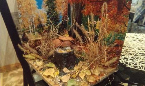 Поделки из пеньков для детского сада. Красивый пенек: как сделать поделку из пенечков, пластилина, картона. Красивые рисунки пенька (фото/видео)