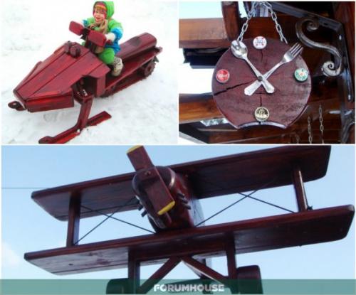 Из бревна своими руками. Дорожка и бордюры