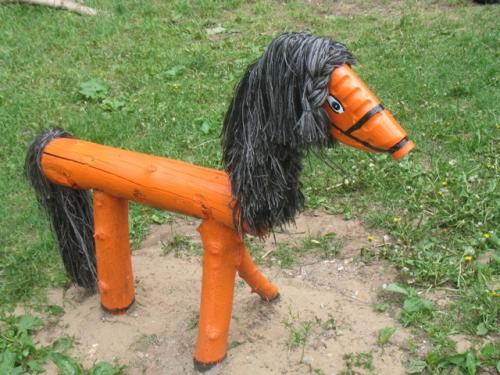 Поделки из остатков бревен. Поделки из бревна для детской площадки